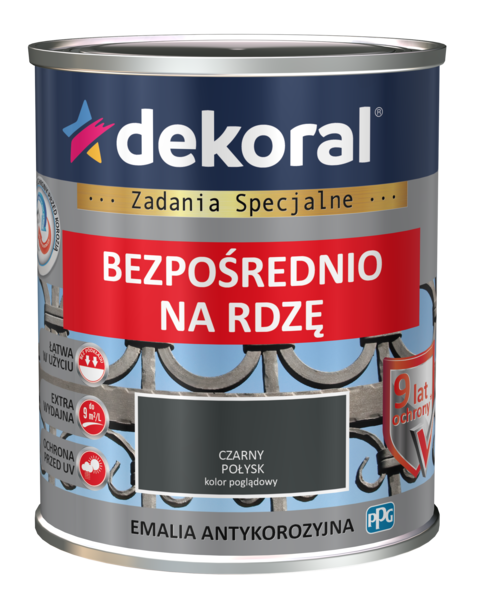 Эмаль антикоррозионная красное дерево глянец 0,65л  DEKORAL