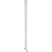 Лестница алюминиевая односекционная 18 ступеней NV 2210 Новая высота 2210118
