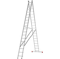 Лестница алюминиевая двухсекционная 2x19 ступеней NV2220 Новая высота 2220219