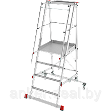 Передвижная складная лестница-стремянка с платформой 4 ступени NV5540 Новая высота 5540104