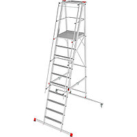 Передвижная складная лестница-стремянка с платформой 10 ступени NV5540 Новая высота 5540110