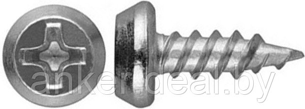 3,9x11 мм Саморез для листового металла "клоп" сверло цинк - фото 1 - id-p208011475