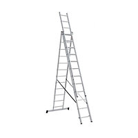 Лестница алюминиевая двухсекционная 2x12 ступеней LadderBel LS212