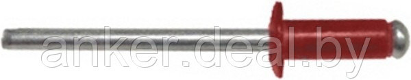 3,2x8 мм Заклепка алюминий/сталь RAL3011 красно-коричневый - фото 1 - id-p208009436