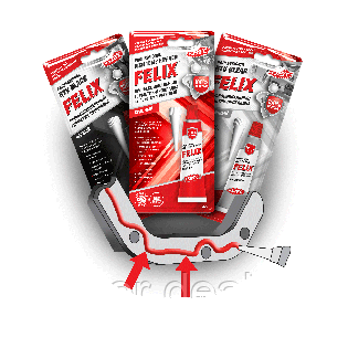 Профессиональный герметик-прокладка FELIX (красный) 32г - фото 1 - id-p208010806