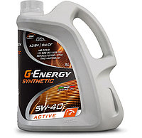 G-Energy Synthetic Active SAE 5W-40 5л, Масло моторное синтетическое