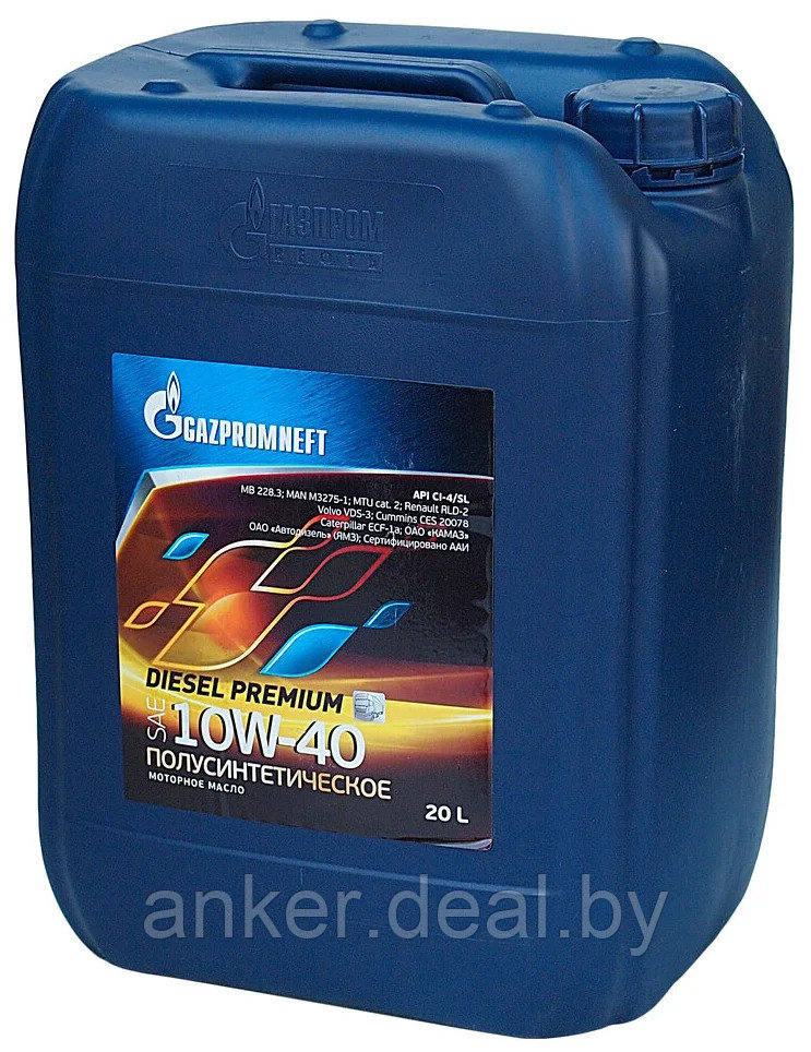 Масло Gazpromneft DieselPremium 10W-40 20 л - фото 1 - id-p208010850