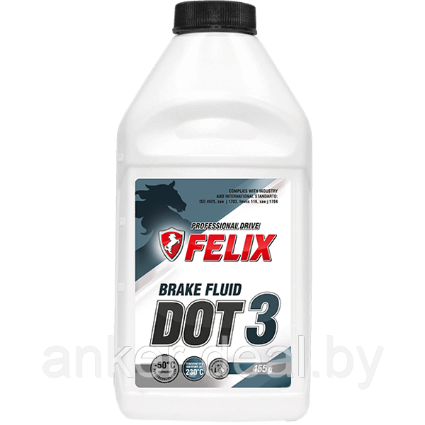 Тормозная жидкость "FELIX-ДОТ-3" 455 гр. - фото 1 - id-p208010858
