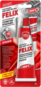 Профессиональный герметик-прокладка FELIX (красный) 85г - фото 1 - id-p208010885