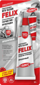 Профессиональный герметик-прокладка FELIX (прозрачный) 85г - фото 1 - id-p208010886