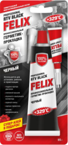 Профессиональный герметик-прокладка FELIX нейтральный (черный) 85г - фото 1 - id-p208010887