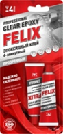 Профессиональный эпоксидный клей FELIX (нейтральный) 2х17мл