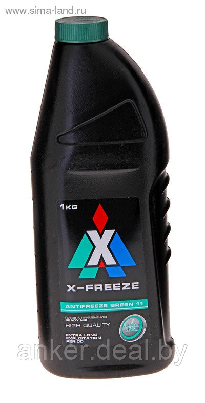 Антифриз (зеленый) green X- FREEZE 1 кг - фото 1 - id-p208010895