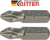 PH 2х25 мм Набор бит магнитных (2 шт.) WP Ritter PS20112025