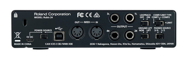 Аудиоинтерфейс Roland RUBIX24: купить в Минске