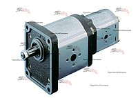 Гидронасос двухсекционный шестеренный Casappa PLP20/11.2D0-54B2-LB/BC-N-FS + PLP10.1D0-81E1-LGC/GC-N-G-FS