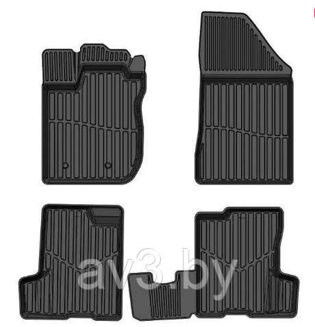 Коврики в салон Lada X-RAY (OPTIMA) (2015-) (SRTK 3D-форма STANDART)