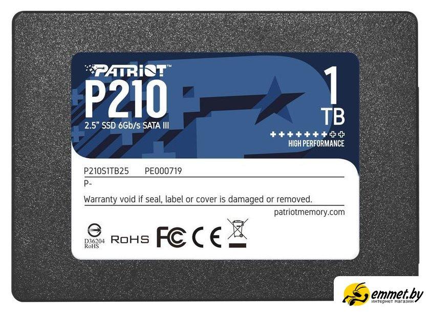 SSD Patriot P210 1TB P210S1TB25 - фото 1 - id-p208036345