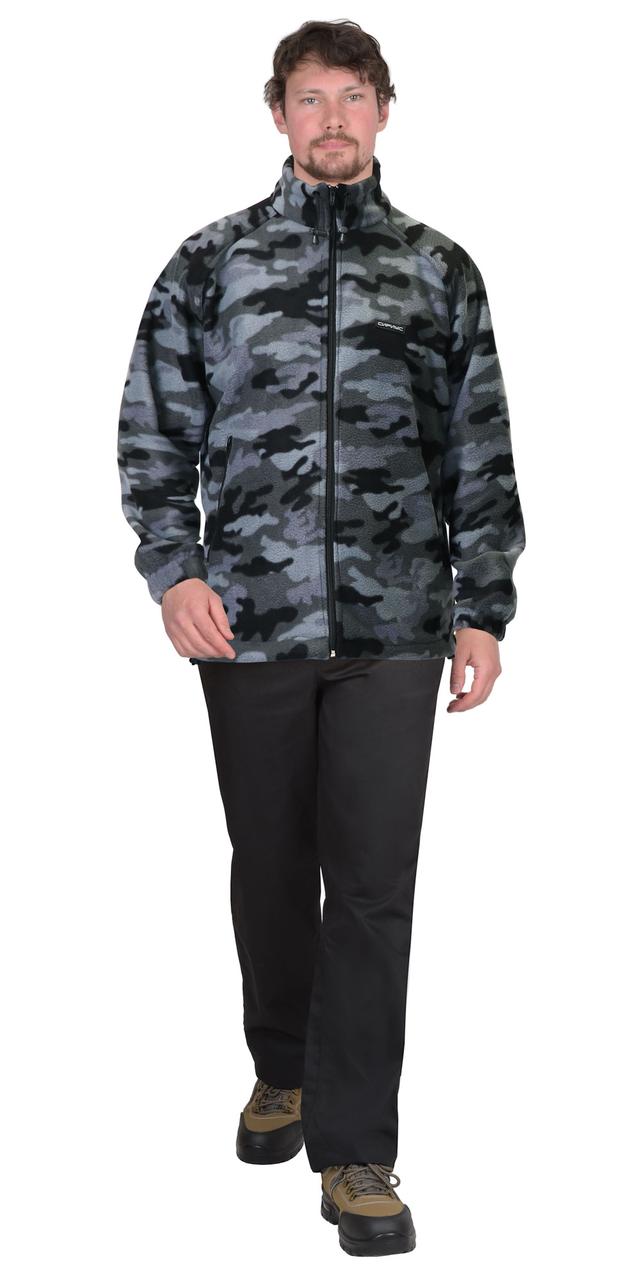 Куртка флисовая КМФ Мультикам серый - фото 1 - id-p208038322