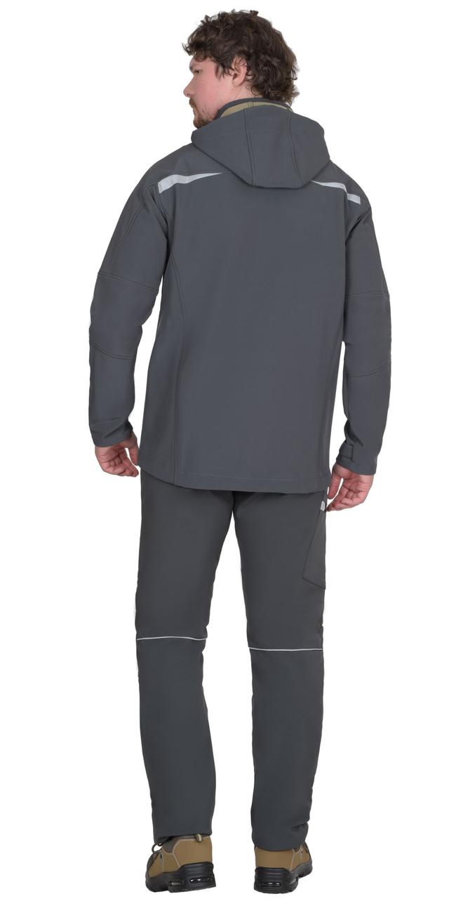 Костюм СИРИУС-СПЕЙС куртка, брюки, софтшелл т.серый - фото 3 - id-p208038394