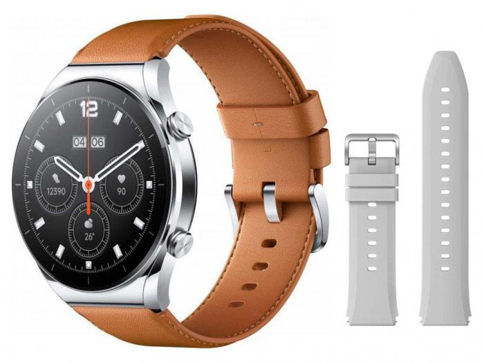Умные часы Xiaomi Watch S1 GL Silver M2112W1 / BHR5560GL мужские электронные - фото 1 - id-p201986786
