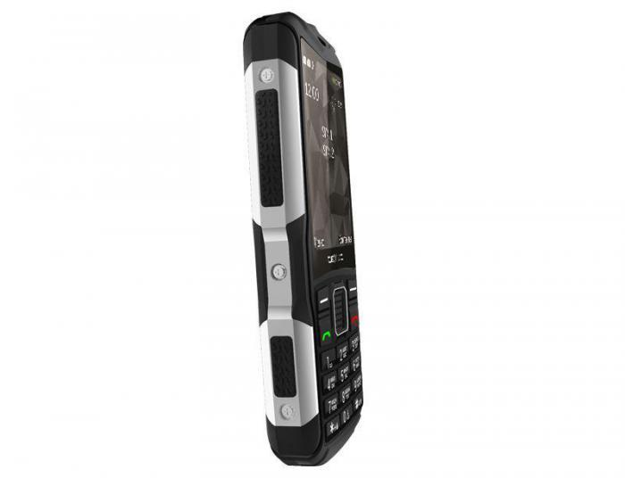 Кнопочный ударопрочный водонепроницаемый защищенный телефон TEXET TM-D314 черный - фото 3 - id-p207798286