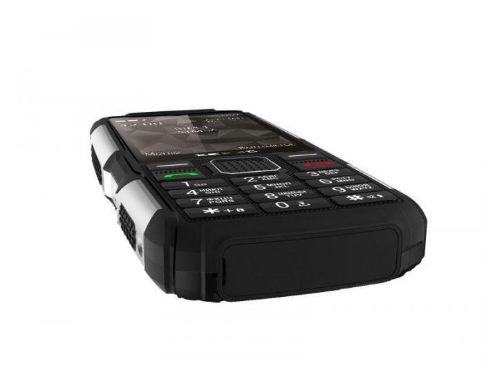 Кнопочный ударопрочный водонепроницаемый защищенный телефон TEXET TM-D314 черный - фото 4 - id-p207798286