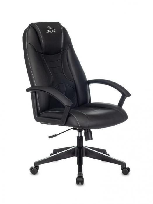 Компьютерное кресло руководителя Zombie 8 черное 1583069 офисное поворотное на колесиках - фото 1 - id-p207942683