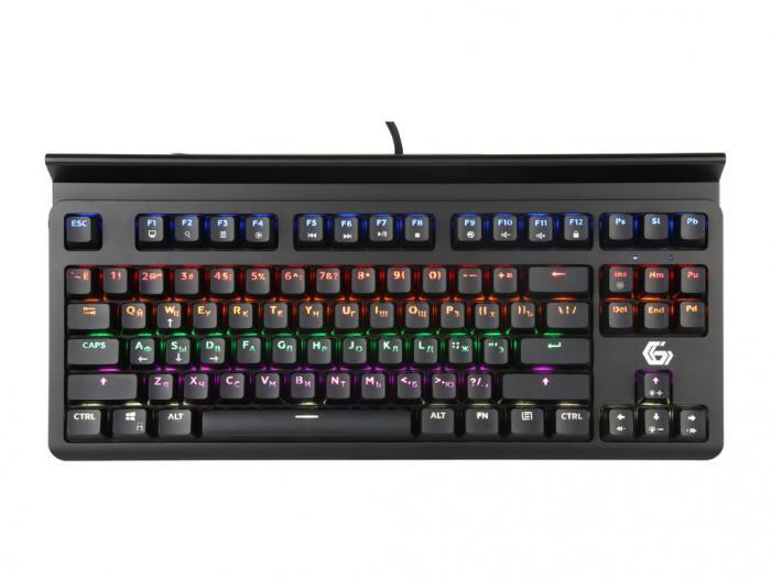 Проводная игровая клавиатура с подсветкой Gembird KB-G520L геймерская механическая USB для компьютера - фото 1 - id-p207942903