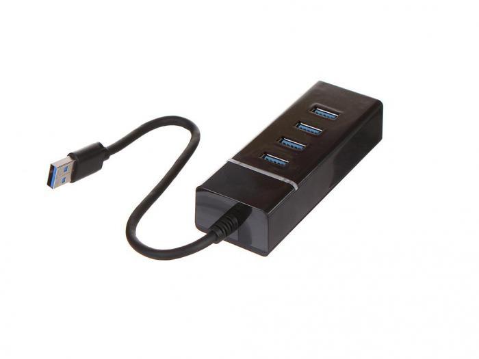 Хаб USB Perfeo PF-H031 4 Ports 3.0 Black PF C3221 - фото 1 - id-p207651737