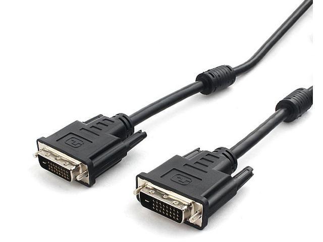 Аксессуар Gembird Cablexpert DVI-D Dual Link 25M/25M 1.8m Black CC-DVI2L-BK-6 - фото 1 - id-p207943014