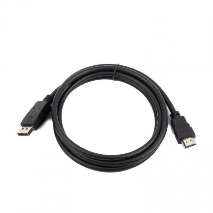 Аксессуар Gembird Cablexpert DisplayPort to HDMI 20M/19M 7.5m Black CC-DP-HDMI-7.5M - фото 1 - id-p207943015