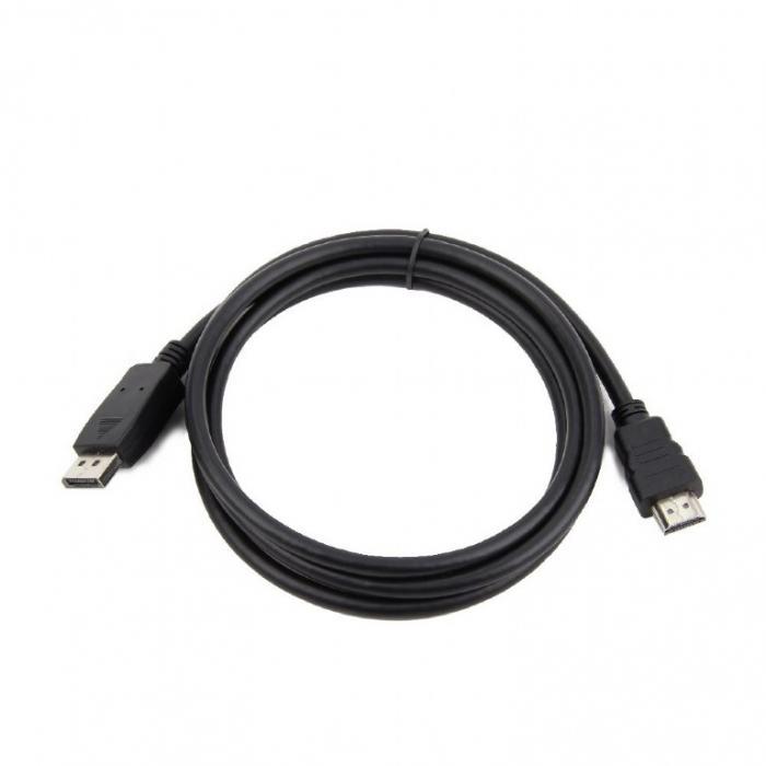 Аксессуар Gembird Cablexpert DisplayPort to HDMI 20M/19M 5m Black CC-DP-HDMI-5M - фото 1 - id-p207943080
