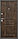 ПРОМЕТ "Практик" Тиковое Дерево (2066х880мм Левая, УЦЕНКА ТИП 3) | Входная металлическая дверь, фото 5