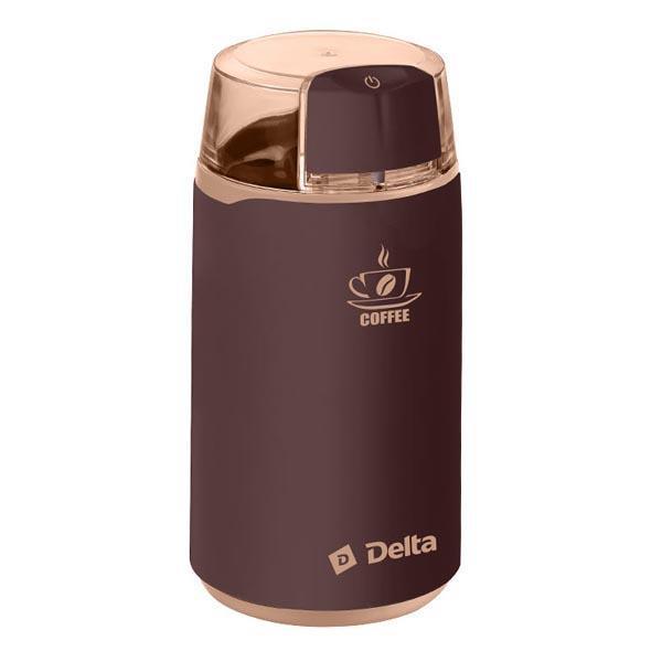 Кофемолка электрическая мощная Delta DL-087K коричневая - фото 1 - id-p207654007