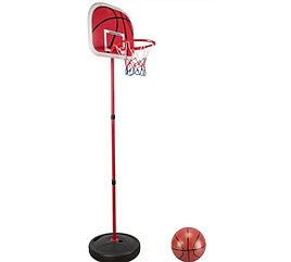 Детское баскетбольное кольцо на стойке с мячом, до 160 см  арт. MY2008B, детская стойка для баскетбола