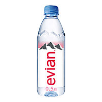 Вода минеральная "Evian", 0.5 л, негазированная