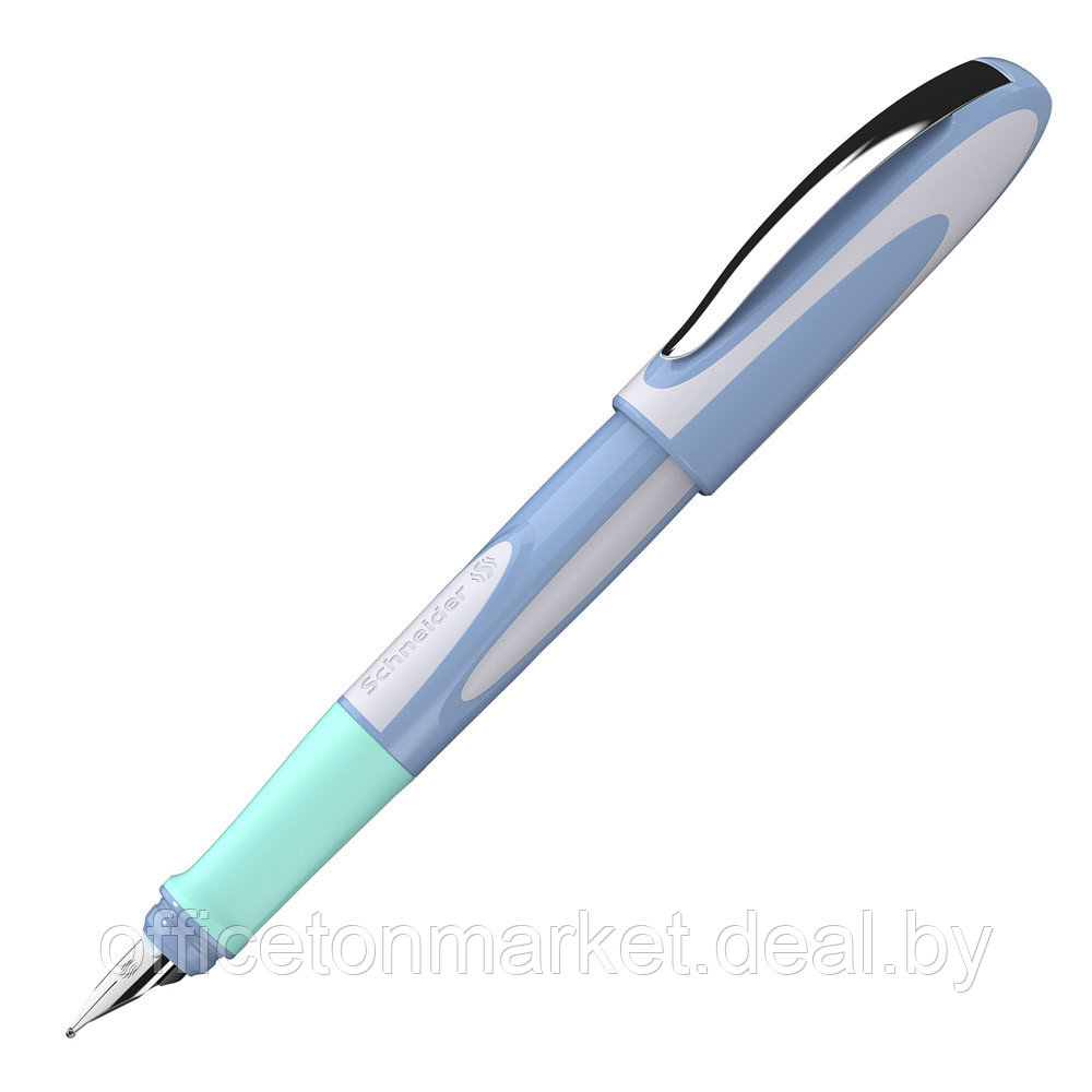 Ручка перьевая "Schneider Ray", M, синий, белый, патрон синий - фото 1 - id-p208049973