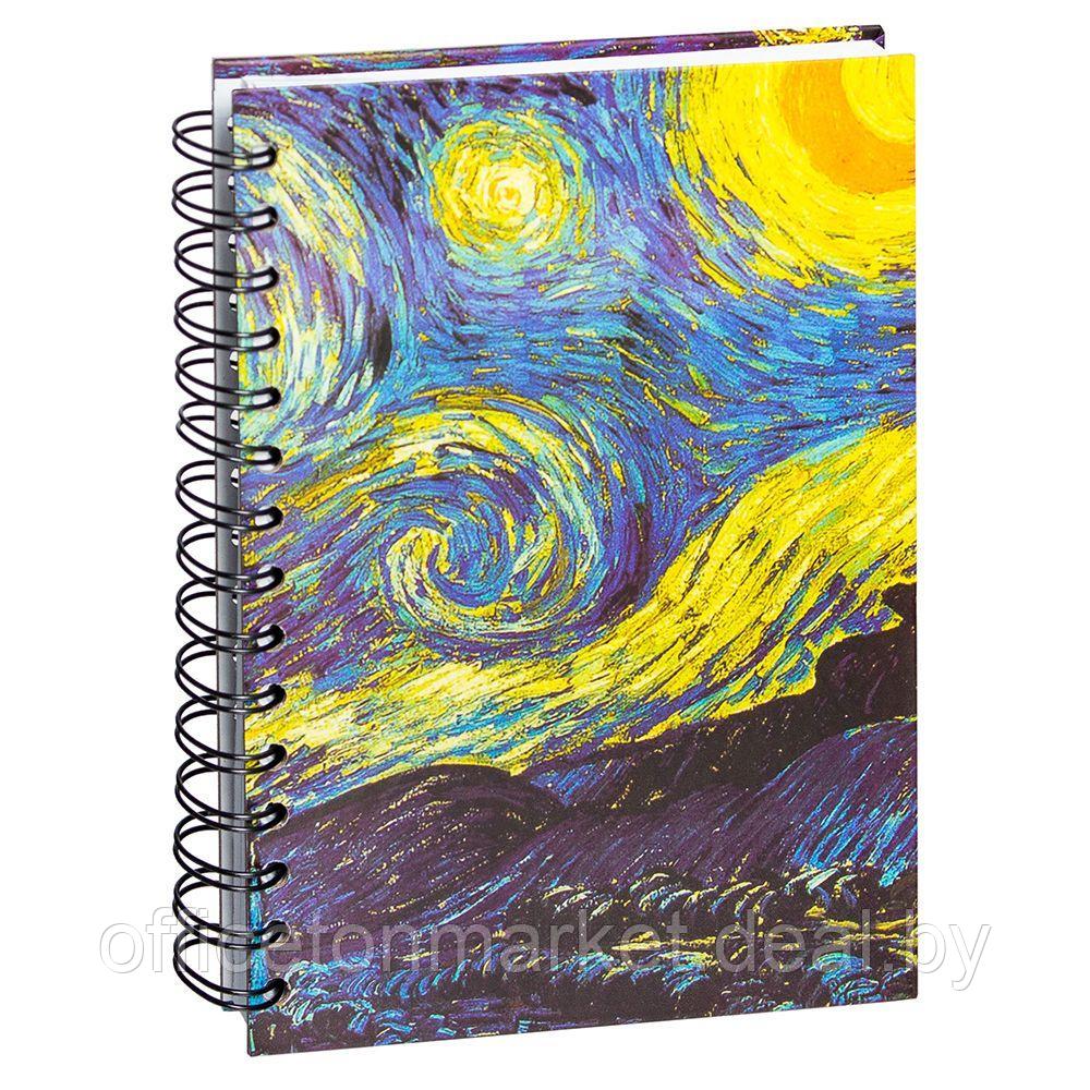 Скетчбук на спирали "Ван Гог. Звездная ночь", А5, 100 листов - фото 1 - id-p208050076