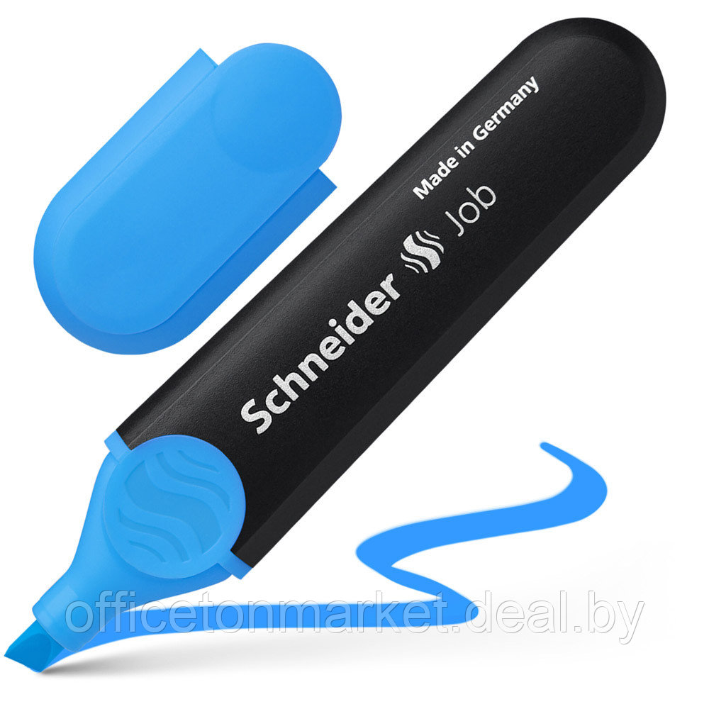 Маркер текстовый "Schneider Job", синий - фото 2 - id-p208050000