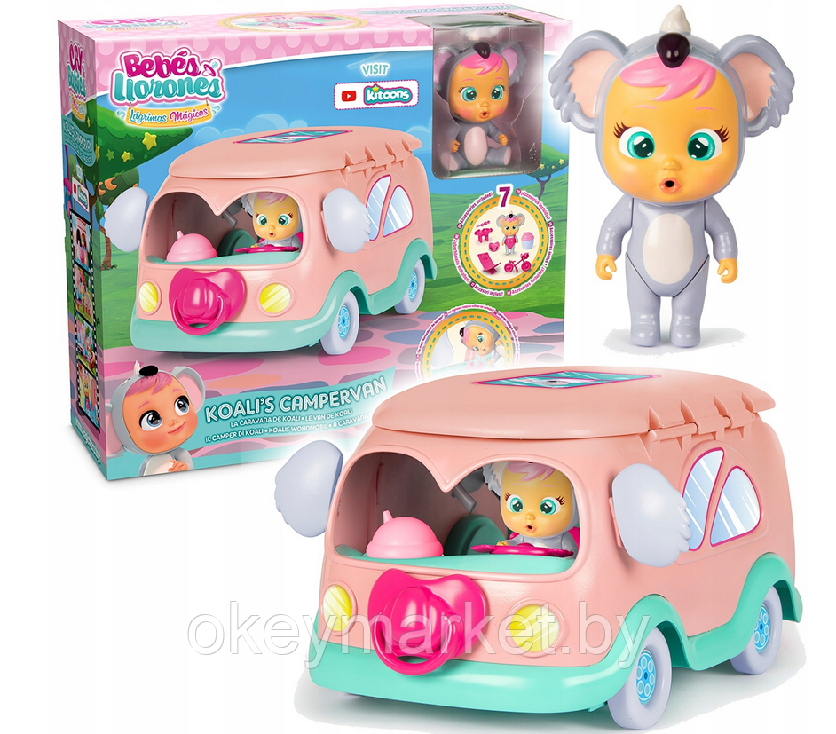 Игровой набор IMC Cry Babies Magic Tear Домик для Коалы, фото 2