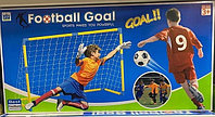 Детские футбольные ворота игровые + мяч + насос,переносные набор для детей 122х49х78 см
