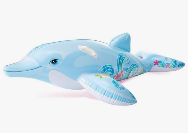 Надувная игрушка для бассейна Дельфин Intex 58535 , надувной матрас 175х66 см - фото 2 - id-p208050911