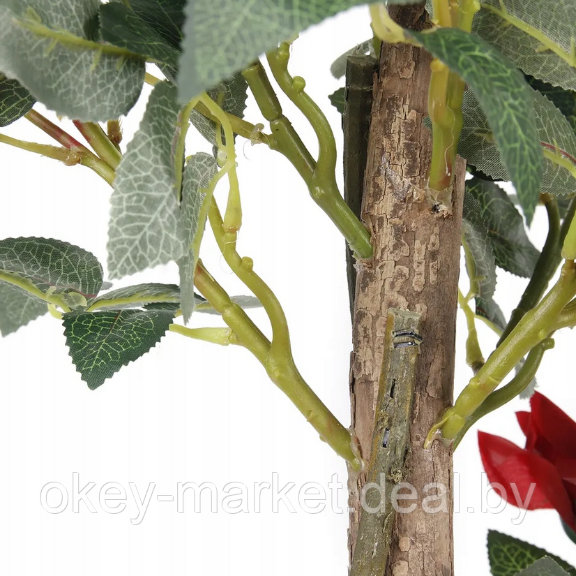 Искусственное дерево роза в кашпо для декора интерьера 105 см - фото 6 - id-p208052077