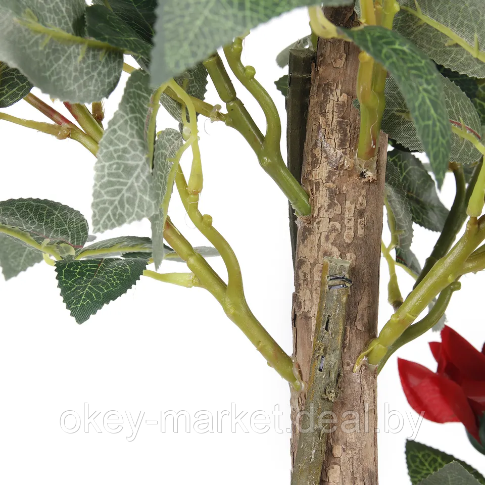 Искусственное дерево роза в кашпо для декора интерьера 105 см - фото 8 - id-p208052077