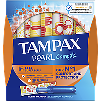 Tampax Compak Супер Плюс / Super Plus 16 шт. Тампоны женские гигиенические с аппликатором