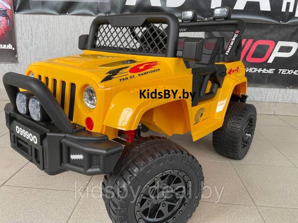 Детский электромобиль RiverToys O999OO (желтый) Jeep - фото 1 - id-p207919715
