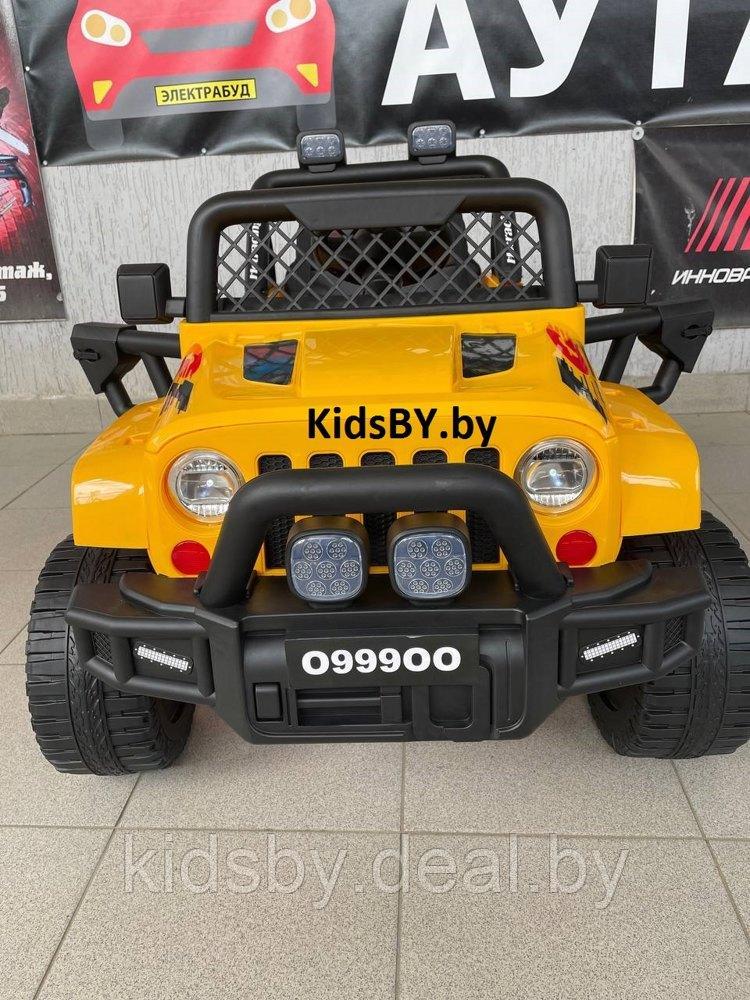 Детский электромобиль RiverToys O999OO (желтый) Jeep - фото 2 - id-p207919715