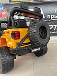 Детский электромобиль RiverToys O999OO (желтый) Jeep, фото 6