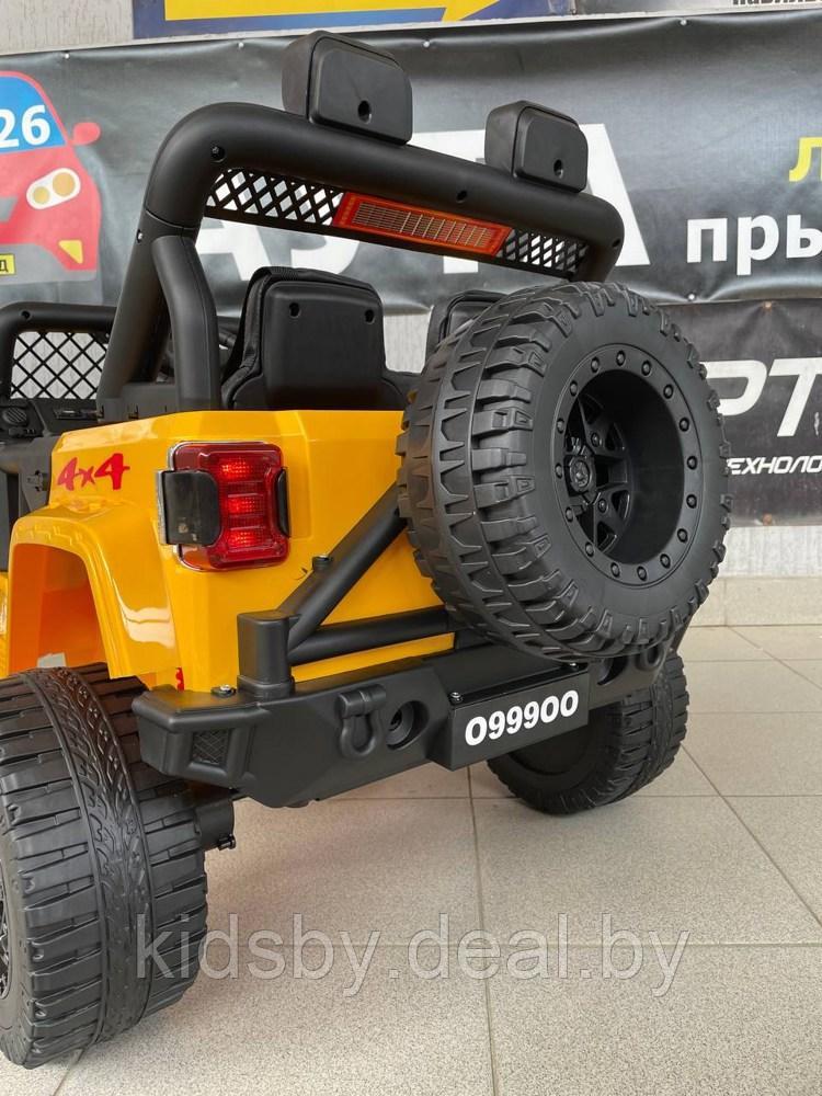 Детский электромобиль RiverToys O999OO (желтый) Jeep - фото 6 - id-p207919715